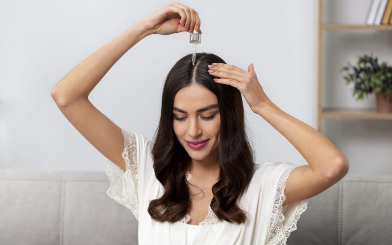 woman-doing-herself-scalp-massage